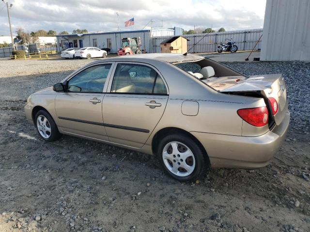 1NXBR32E25Z349990 - 2005 TOYOTA COROLLA CE TAN photo 2