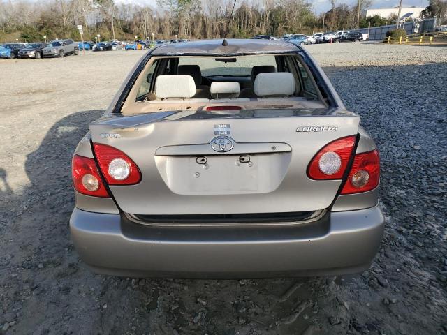 1NXBR32E25Z349990 - 2005 TOYOTA COROLLA CE TAN photo 6