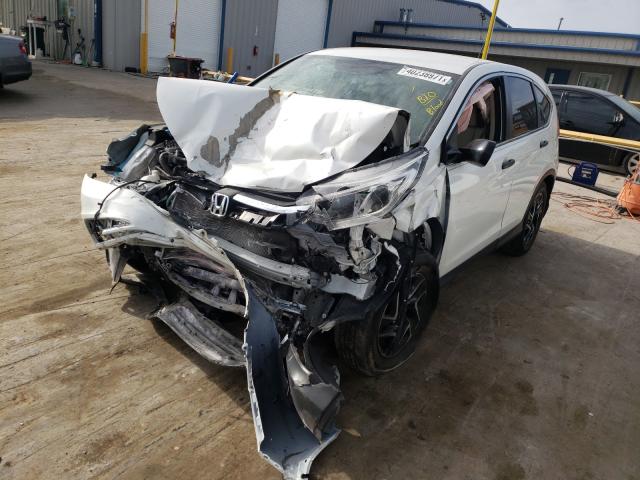 5J6RM4H43GL117228 - 2016 HONDA CR-V SE WHITE photo 2