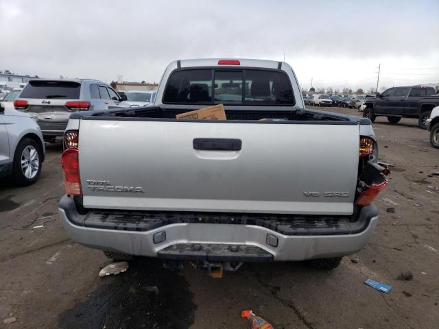 5TEUU42N95Z044592 - 2005 TOYOTA TACOMA ACCESS CAB ვერცხლისფერი ფოტო 6