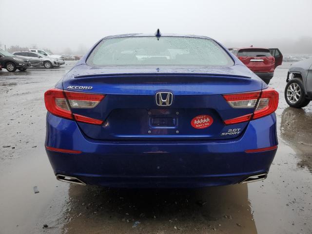 1HGCV2F3XLA016489 - 2020 HONDA ACCORD SPORT BLUE photo 6