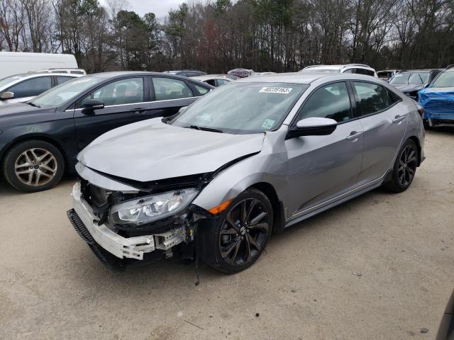 SHHFK7H42JU230001 - 2018 HONDA CIVIC SPORT 银色 照片 1