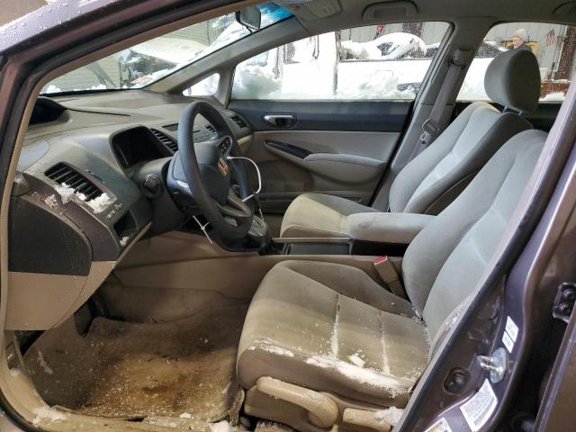 2HGFA1F52AH580205 - 2010 HONDA CIVIC LX TAN photo 7