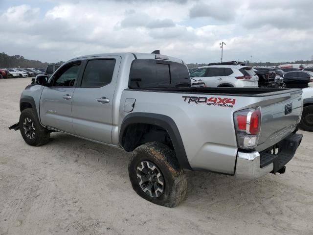 3TMCZ5AN8NM489147 - 2022 TOYOTA TACOMA DOUBLE CAB GRAY photo 2