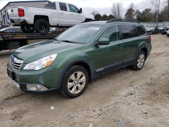 4S4BRBKC2B3434919 - 2011 SUBARU OUTBACK 2.5I LIMITED GREEN photo 1