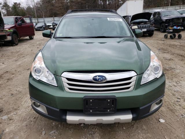 4S4BRBKC2B3434919 - 2011 SUBARU OUTBACK 2.5I LIMITED GREEN photo 5