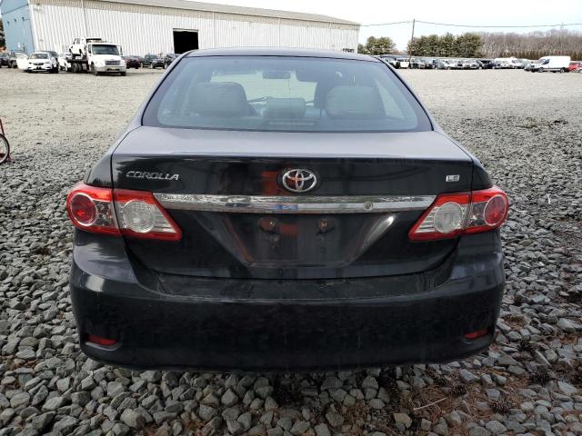 2T1BU4EE3BC596819 - 2011 TOYOTA COROLLA BASE BLACK photo 6