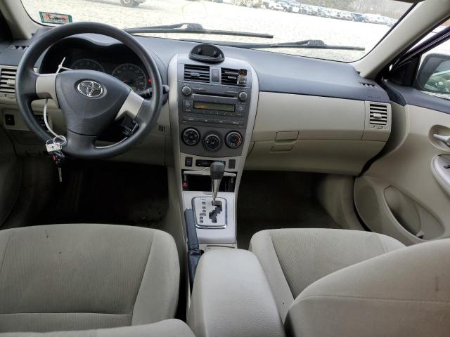 2T1BU4EE3BC596819 - 2011 TOYOTA COROLLA BASE BLACK photo 8