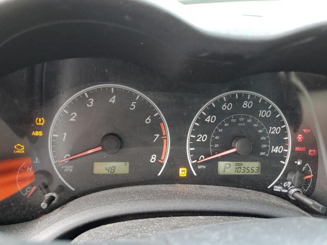 2T1BU4EE3BC596819 - 2011 TOYOTA COROLLA BASE BLACK photo 9