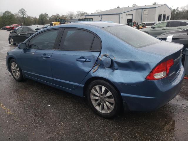 19XFA1F89BE002334 - 2011 HONDA CIVIC EX BLUE photo 2