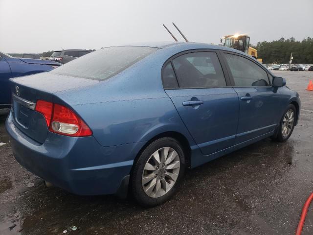 19XFA1F89BE002334 - 2011 HONDA CIVIC EX BLUE photo 3