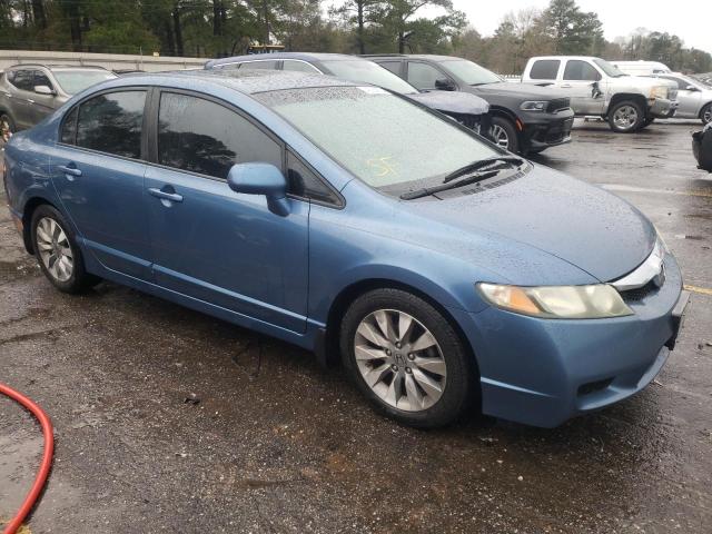 19XFA1F89BE002334 - 2011 HONDA CIVIC EX BLUE photo 4