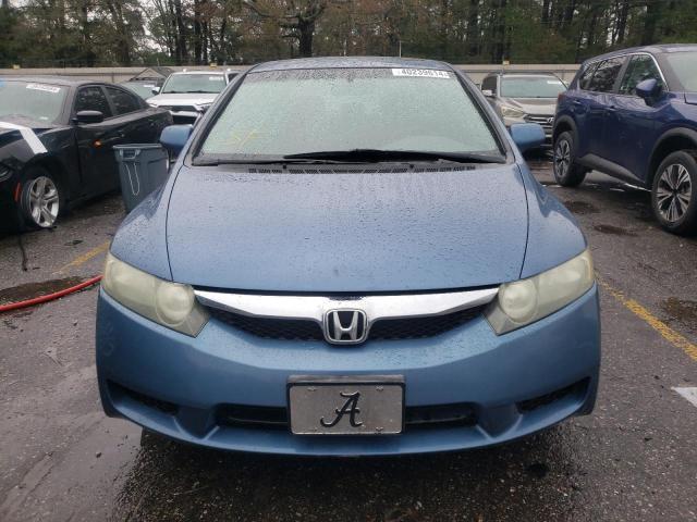 19XFA1F89BE002334 - 2011 HONDA CIVIC EX BLUE photo 5