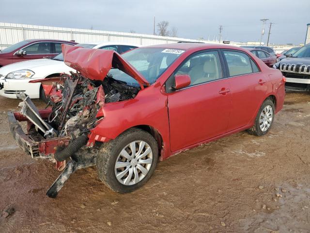 2T1BU4EE2DC921799 - 2013 TOYOTA COROLLA BASE RED photo 1