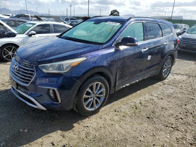 KM8SN4HF2HU204986 - 2017 HYUNDAI SANTA FE SE BLACK photo 1