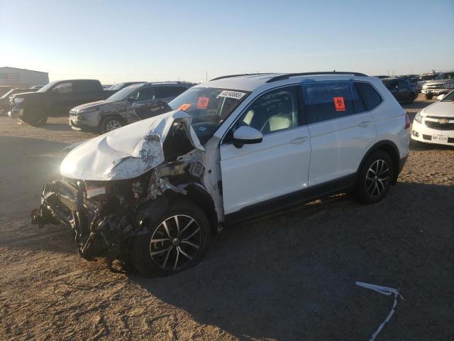 3VV3B7AX6MM050384 - 2021 VOLKSWAGEN TIGUAN SE WHITE photo 1