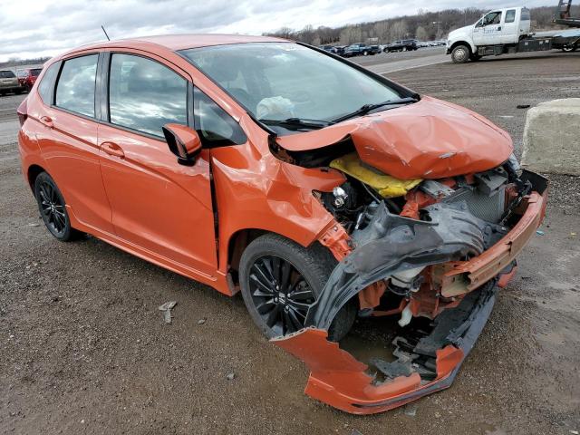 3HGGK5H62JM707695 - 2018 HONDA FIT SPORT ORANGE photo 4