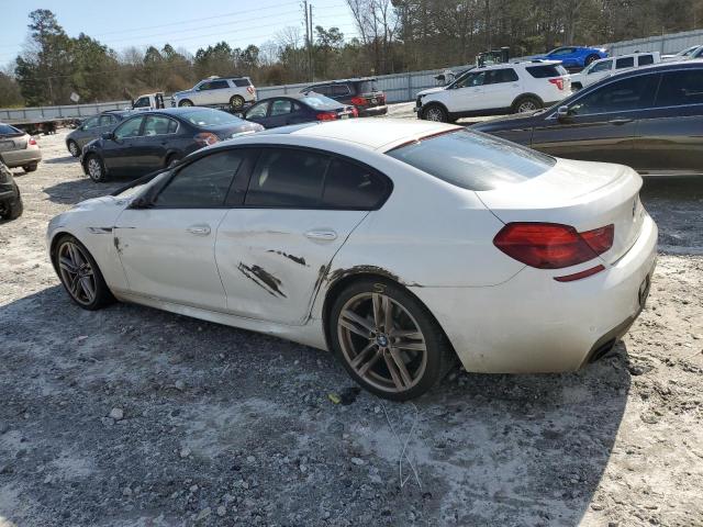 WBA6B2C59ED129925 - 2014 BMW 650 I GRAN COUPE WHITE photo 2