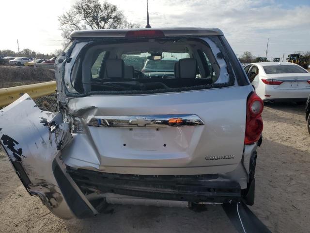 2GNALBEK3C1339725 - 2012 CHEVROLET EQUINOX LS SILVER photo 6