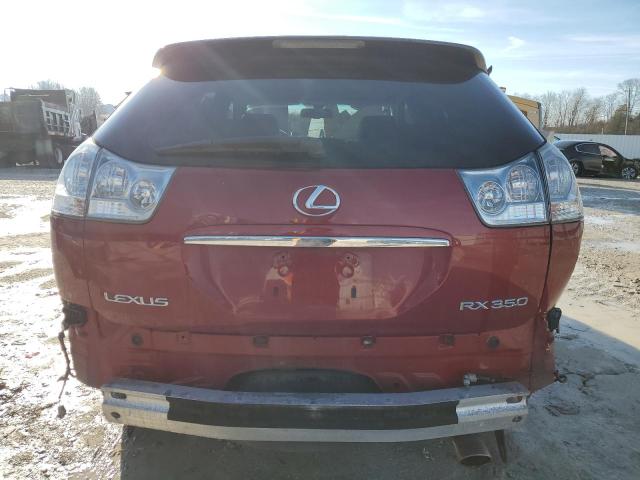 2T2HK31U69C099048 - 2009 LEXUS RX 350 RED photo 6