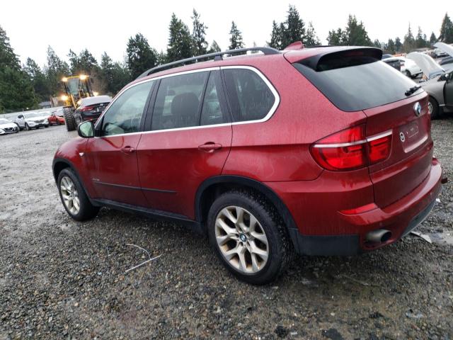 5UXZV4C57D0E01432 - 2013 BMW X5 XDRIVE35I RED photo 2