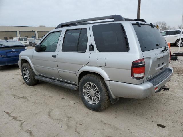 JN8DR09Y62W742648 - 2002 NISSAN PATHFINDER LE ვერცხლისფერი ფოტო 2