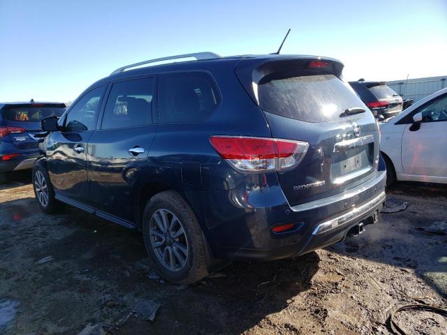 5N1AR2MM3EC602248 - 2014 NISSAN PATHFINDER S BLUE photo 2