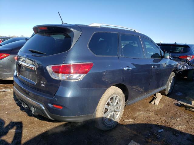 5N1AR2MM3EC602248 - 2014 NISSAN PATHFINDER S BLUE photo 3