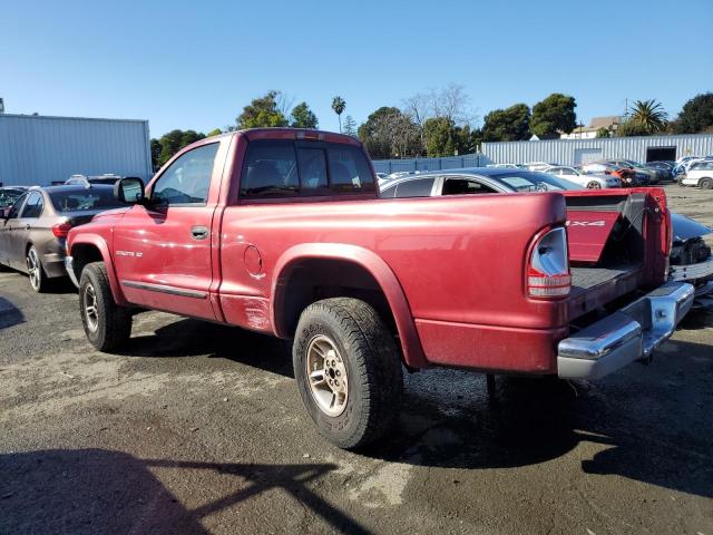 1B7GG26XXXS147709 - 1999 DODGE DAKOTA RED photo 2