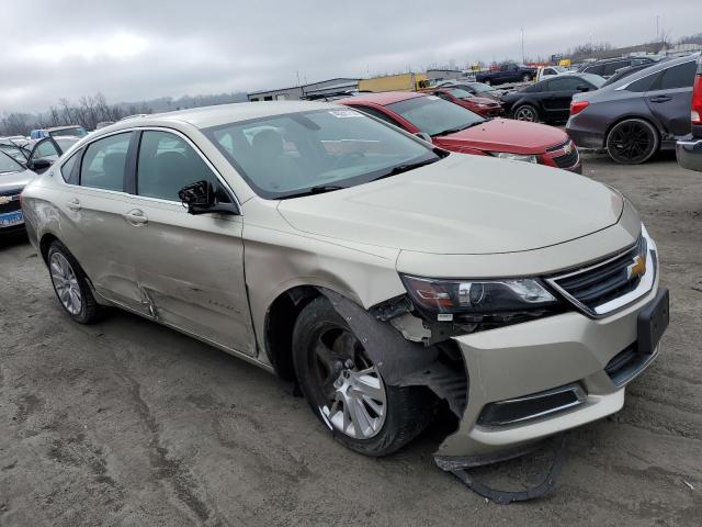 2G11Z5SL6F9275703 - 2015 CHEVROLET IMPALA LS GOLD photo 4