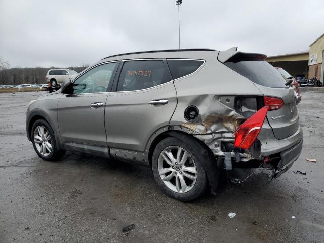 5XYZU3LA2DG024317 - 2013 HYUNDAI SANTA FE S GRAY photo 2