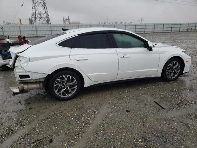 5NPEL4JA8MH122528 - 2021 HYUNDAI SONATA SEL WHITE photo 3