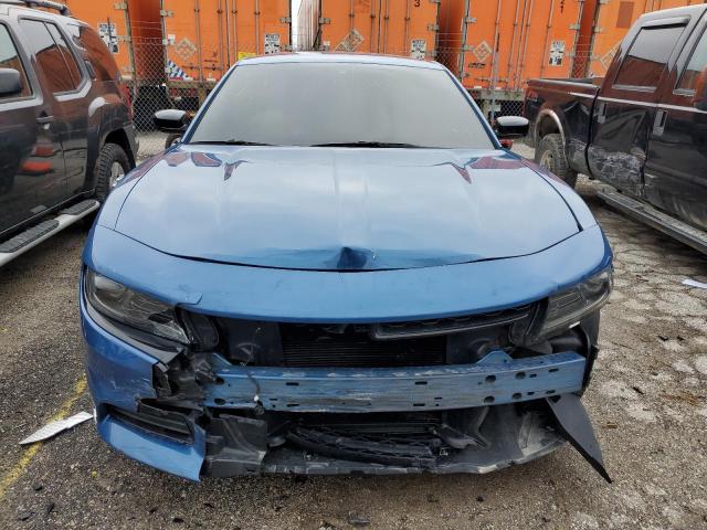 2C3CDXBG6NH157494 - 2022 DODGE CHARGER SXT BLUE photo 5