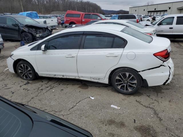 19XFB2F89FE231105 - 2015 HONDA CIVIC EX WHITE photo 2