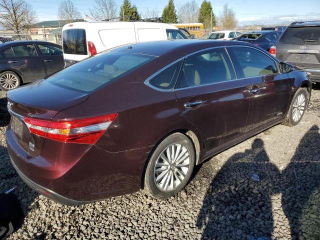 4T1BD1EB6DU008918 - 2013 TOYOTA AVALON HYBRID BURGUNDY photo 3