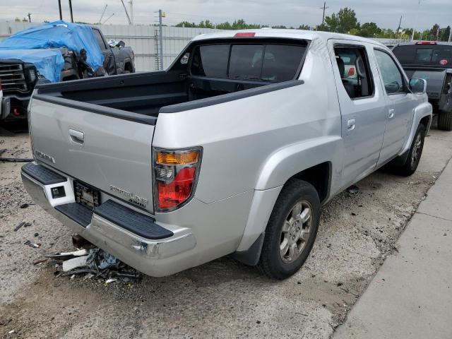 2HJYK16597H500665 - 2007 HONDA RIDGELINE RTL SILVER photo 4