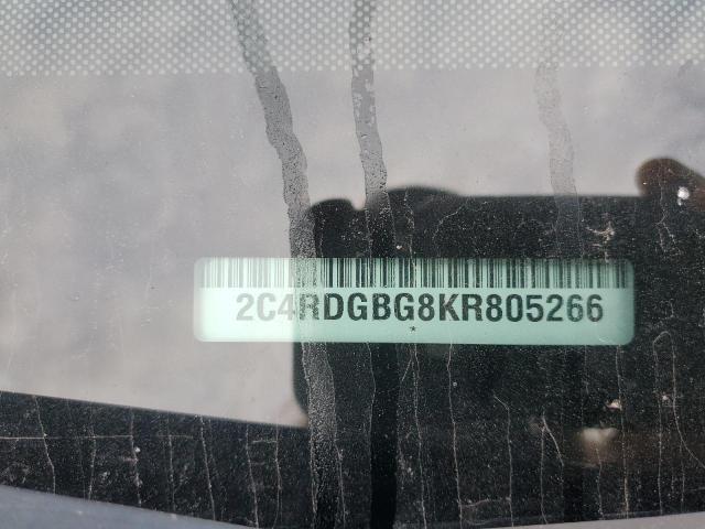 2C4RDGBG8KR805266 - 2019 DODGE GRAND CARA SE WHITE photo 13