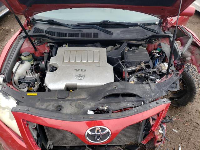 JTNBK3EKXA3047062 - 2010 TOYOTA CAMRY SE RED photo 11