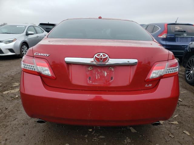 JTNBK3EKXA3047062 - 2010 TOYOTA CAMRY SE RED photo 6