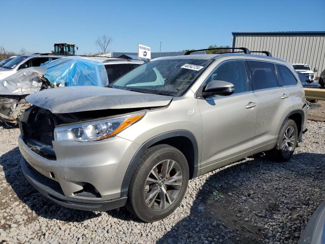 2016 TOYOTA HIGHLANDER XLE, 