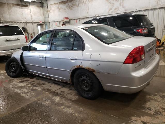 2HGES26723H588842 - 2003 HONDA CIVIC EX SILVER photo 2