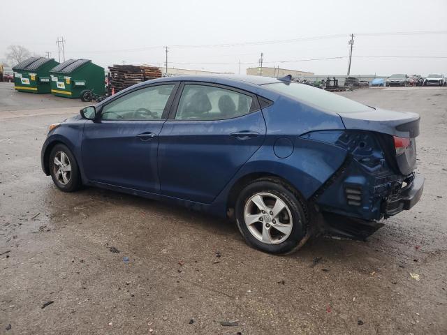 5NPDH4AE3FH633714 - 2015 HYUNDAI ELANTRA SE BLUE photo 2