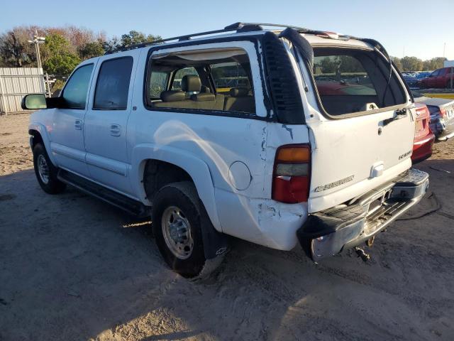 3GNGK26G73G202947 - 2003 CHEVROLET SUBURBAN K2500 WHITE photo 2