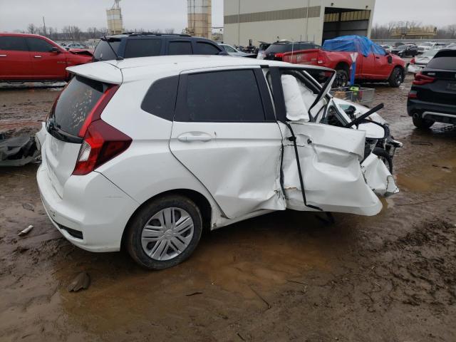 3HGGK5H44LM722880 - 2020 HONDA FIT LX WHITE photo 3