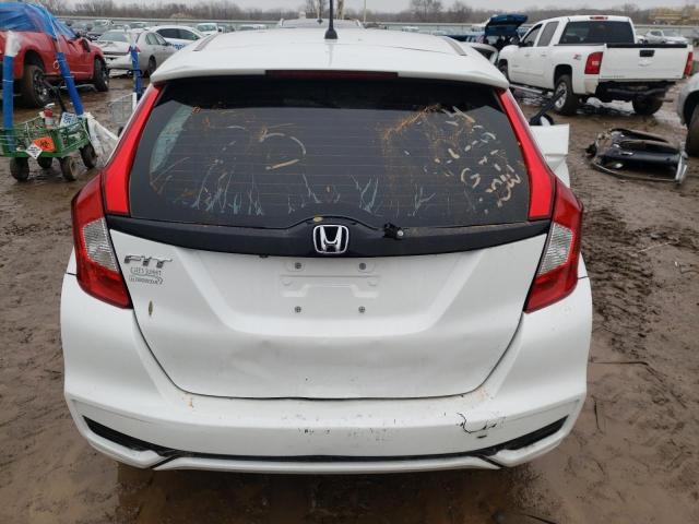 3HGGK5H44LM722880 - 2020 HONDA FIT LX WHITE photo 6