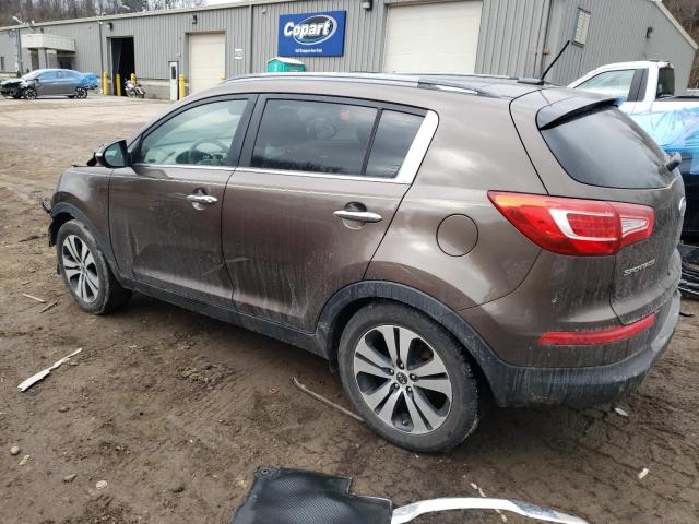 KNDPC3A27B7079538 - 2011 KIA SPORTAGE EX BROWN photo 2