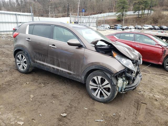 KNDPC3A27B7079538 - 2011 KIA SPORTAGE EX BROWN photo 4