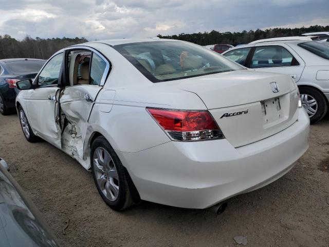 1HGCP36869A050353 - 2009 HONDA ACCORD EXL WHITE photo 2