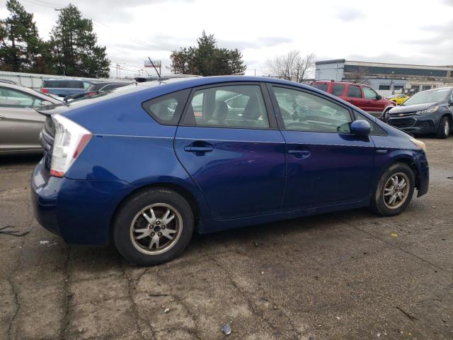 JTDKN3DU3A0179242 - 2010 TOYOTA PRIUS BLUE photo 3