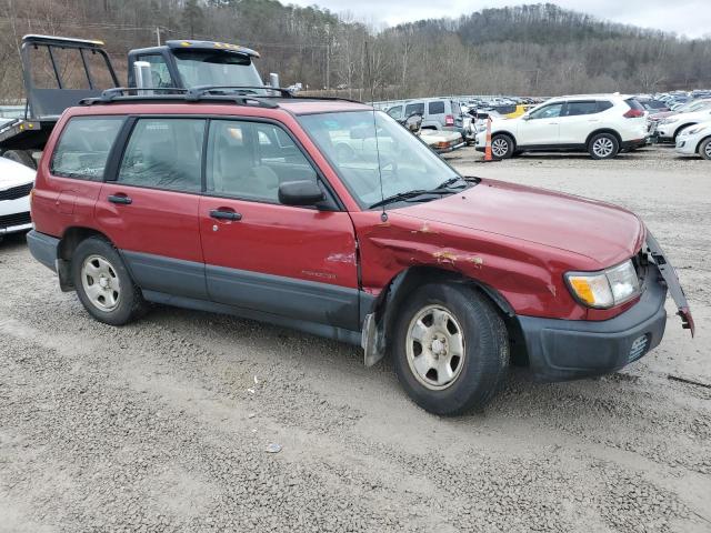 JF1SF6354YH711849 - 2000 SUBARU FORESTER L RED photo 4